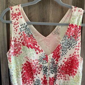 Lucky Brand floral maxi dress, size Large